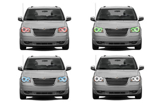 Chrysler Town & Country V.3 Fusion Color Change Headight Halo Kit 2005-2010