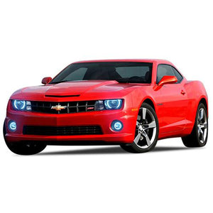 Chevrolet-Camaro-2010, 2011, 2012, 2013-LED-Halo-Headlights and Fog Lights-ColorChase-No Remote-CY-CARS1013-CCHF