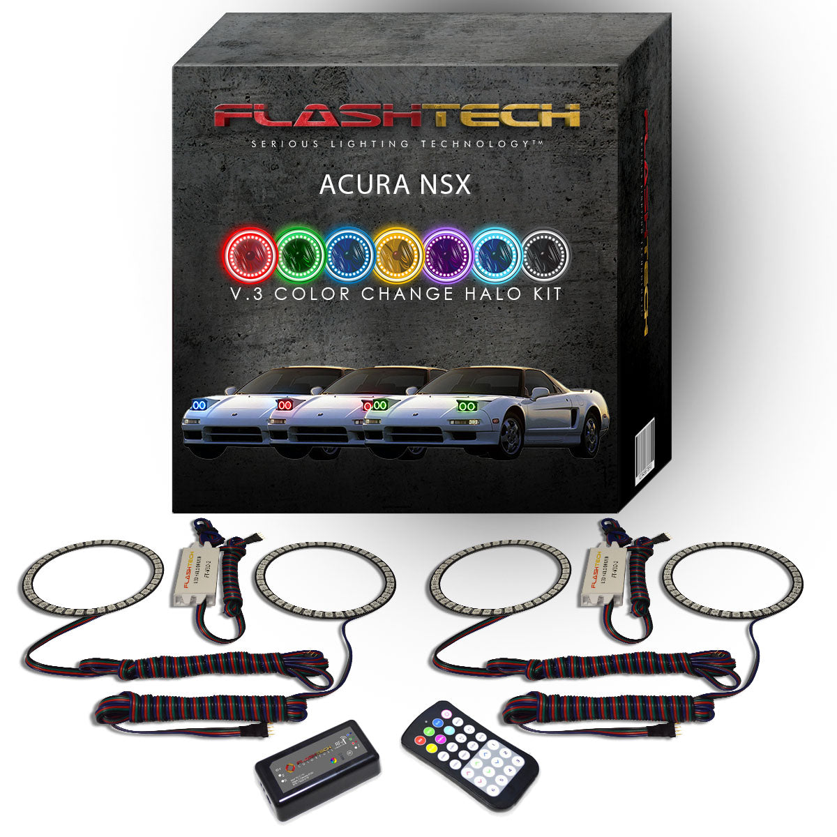 Acura-NSX-1991-1992-1993-1994-1995-1996-1997-1998-1999-2000-2001-LED-Halo-Headlights-RGB-Colorfuse-RF-Remote-AC-NSX9101-V3HCFRF