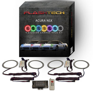 Acura-NSX-1991-1992-1993-1994-1995-1996-1997-1998-1999-2000-2001-LED-Halo-Headlights-RGB-RF-Remote-AC-NSX9101-V3HRF