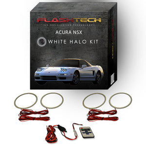 Acura NSX White LED Halo Headlight Kit 1991-2001