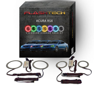 Acura-RSX-2005, 2006-LED-Halo-Headlights-RGB-No Remote-AC-RSX0506-V3H