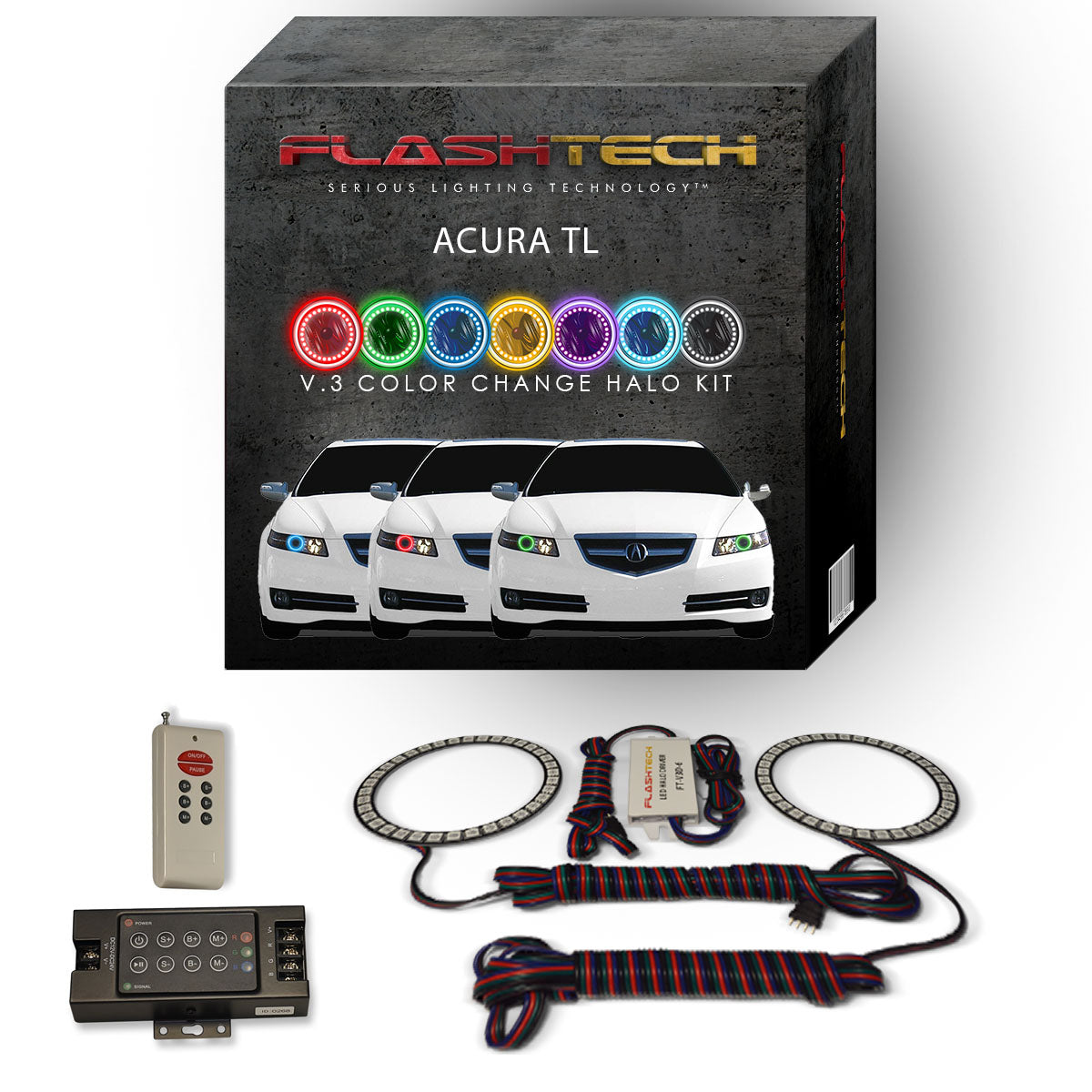 Acura-TL-2004-2005-2006-2007-2008-LED-Halo-Headlights-RGB-RF-Remote-AC-TL0408-V3HRF