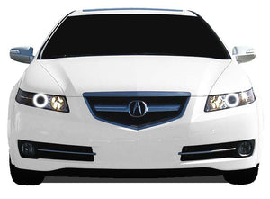 Acura-TL-2004, 2005, 2006, 2007, 2008-LED-Halo-Headlights-ColorChase-No Remote-AC-TL0408-CCH