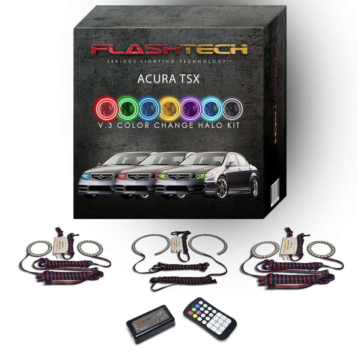 Acura-TSX-2004-2005-2006-2007-2008-LED-Halo-Headlights-RGB-Colorfuse-RF-Remote-AC-TSX0408-V3HCFRF