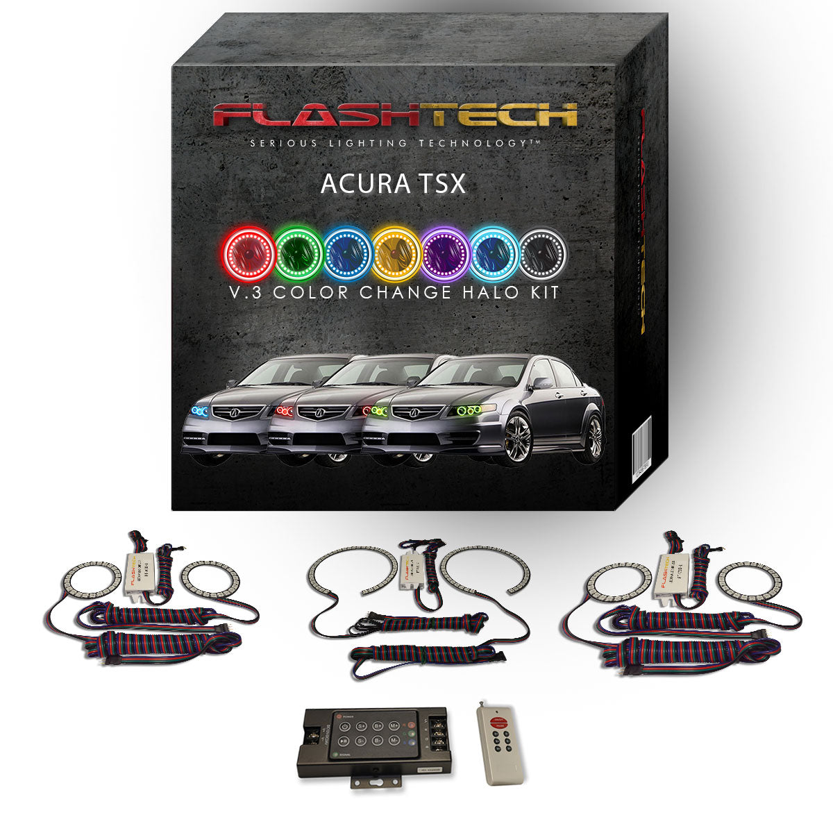 Acura-TSX-2004-2005-2006-2007-2008-LED-Halo-Headlights-RGB-RF-Remote-AC-TSX0408-V3HRF