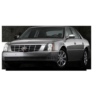 Cadillac-DTS-2006, 2007, 2008, 2009, 2010, 2011-LED-Halo-Headlights-White-RF Remote White-CA-DTS0611-WHRF