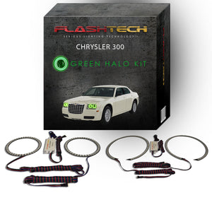 Chrysler-300-2005, 2006, 2007, 2008, 2009, 2010-LED-Halo-Headlights-RGB-Bluetooth RF Remote-CH-300510-V3HBTRF