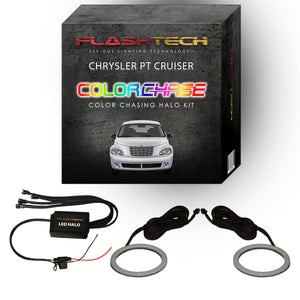 Chrysler PT Cruiser ColorChase LED Halo Fog Light Kit 2006-2010