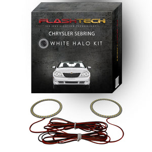 Chrysler-Sebring-2008, 2009, 2010-LED-Halo-Fog Lights-White-RF Remote White-CH-SB0810-WFRF