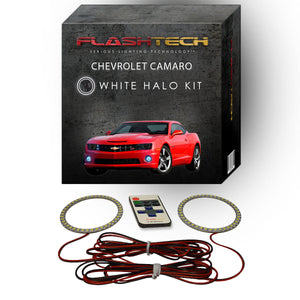 Chevrolet-Camaro-2010, 2011, 2012, 2013-LED-Halo-Fog Lights-White-RF Remote White-CY-CA1013-WFRF