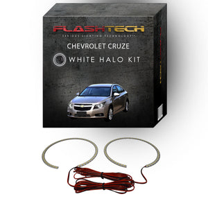 Chevrolet-Cruze-2011, 2012, 2013, 2014, 2015-LED-Halo-Headlights-White-RF Remote White-CY-CZ1115-WHRF