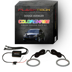Dodge Avenger ColorChase LED Halo Fog Light Kit 2008-2015