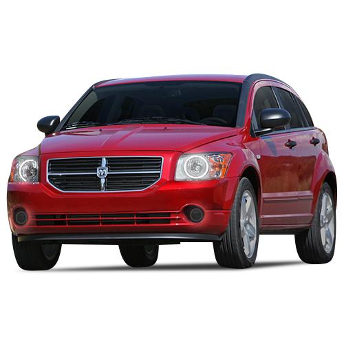 Dodge-Caliber-2007, 2008, 2009, 2010, 2011, 2012-LED-Halo-Headlights-ColorChase-No Remote-DO-CB0712-CCH
