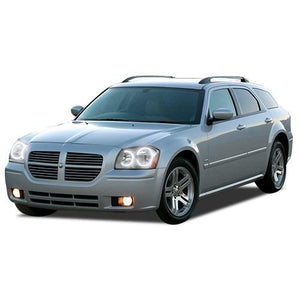 Dodge-Magnum-2005, 2006, 2007-LED-Halo-Headlights and Fog Lights-ColorChase-No Remote-DO-MG0507-CCHF