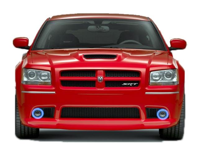 Dodge-Magnum-2005, 2006, 2007, 2008-LED-Halo-Fog Lights-ColorChase-No Remote-DO-MG0508-CCF