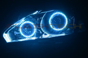 Nissan-Altima-2013, 2014, 2015-LED-Halo-Headlights and Fog Lights-White-RF Remote White-NI-ALS1315-WHFRF