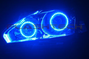 Nissan-Altima-2013, 2014, 2015-LED-Halo-Headlights and Fog Lights-RGB-Bluetooth RF Remote-NI-ALS1315-V3HFBTRF