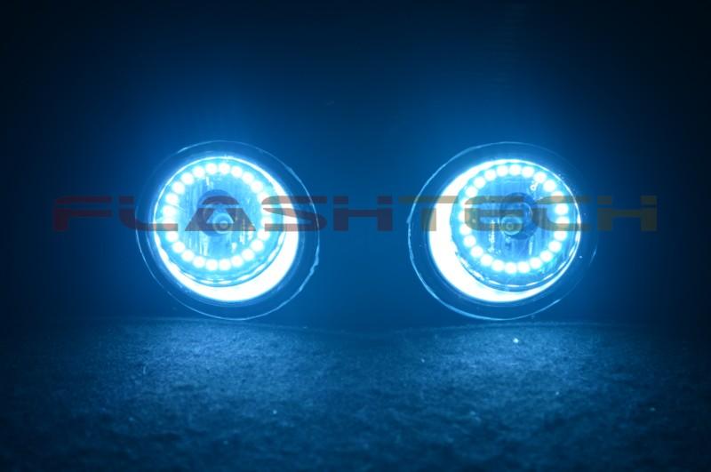 Infiniti-FX50-2009, 2010, 2011, 2012-LED-Halo-Fog Lights-RGB-Bluetooth RF Remote-IN-FX500912-V3FBTRF