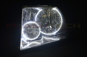 Ford-Expedition-2003, 2004, 2005, 2006-LED-Halo-Headlights-White-RF Remote White-FO-EP0306-WHRF