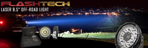 Flashtech 8.5" Laser Off-Road Light - Pair