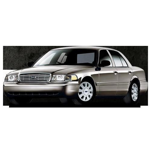 Ford-Crown Victoria-1998, 1999, 2000, 2001, 2002, 2003, 2004, 2005, 2006, 2007, 2008, 2009, 2010, 2011-LED-Halo-Headlights-ColorChase-No Remote-FO-CV9801-CCH