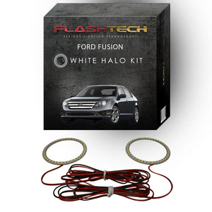 Ford-Fusion-2010, 2011, 2012-LED-Halo-Headlights-White-RF Remote White-FO-FU1012-WHRF