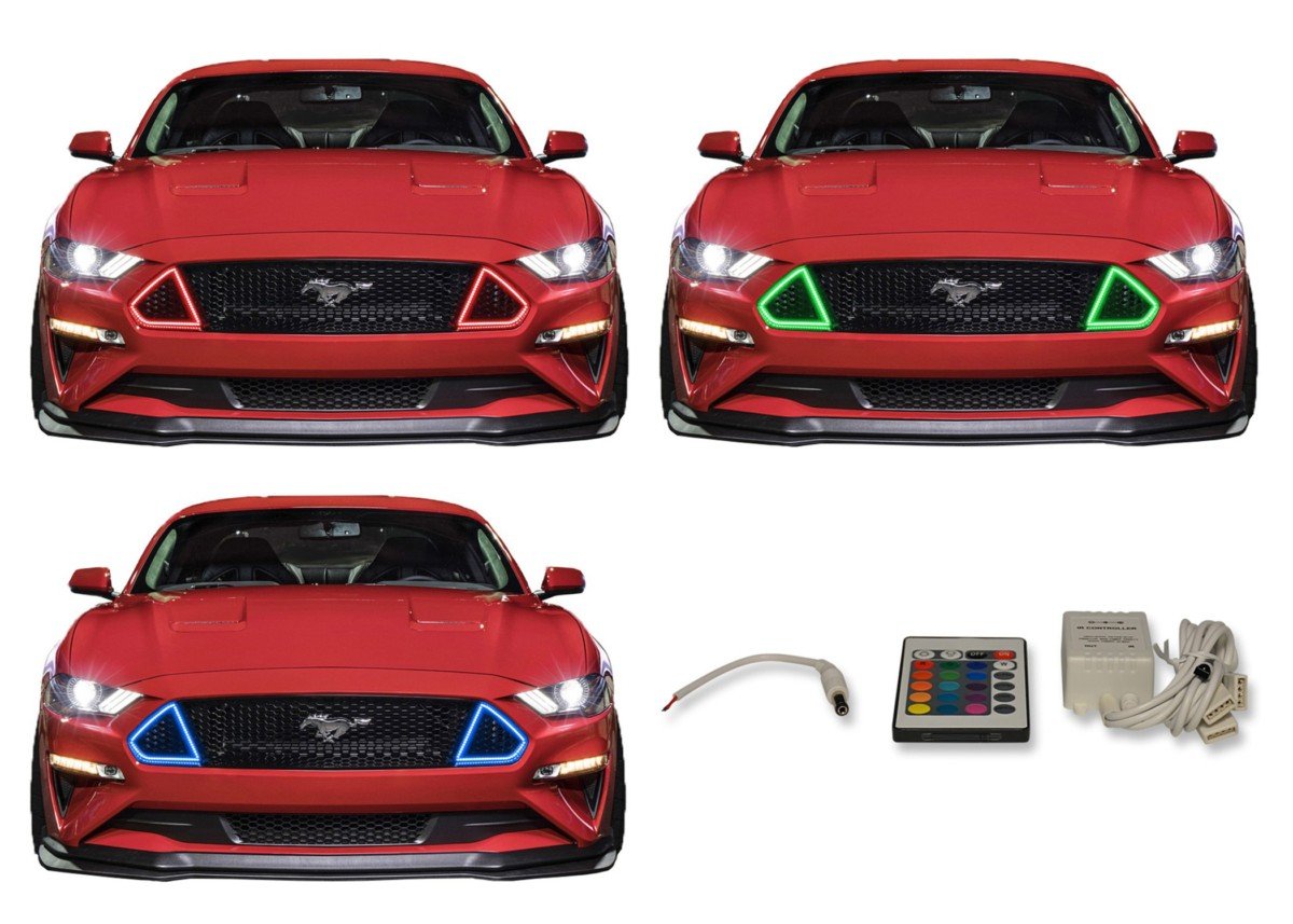 Ford-Mustang-2018-LED-Halo-Headlights-RGB-IR Remote-FO-MUGT-CFG-18-V3HIR-WPE
