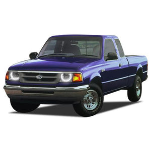 Ford-Ranger-1993, 1994, 1995, 1996, 1997-LED-Halo-Headlights-ColorChase-No Remote-FO-RA9397-CCH