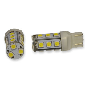 LED Exterior SMD Bulbs - 18 LED - White & Amber - 7443 - Switchback