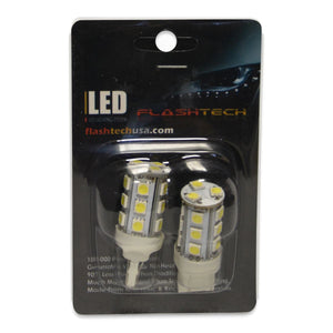 LED Exterior SMD Bulbs - 18 LED - White & Amber - 7443 - Switchback