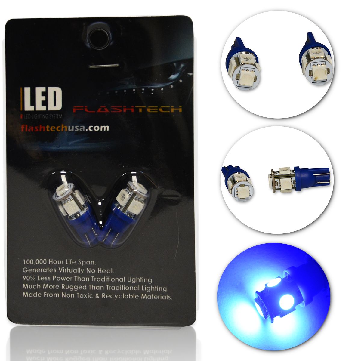 LED-Exterior-and-Interior-SMD-LED-Bulbs-5-LED-White-T10