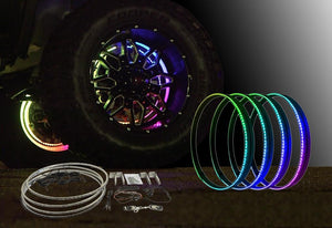 15"-Color-chasing-RGB-LED-Wheel-Light-Kit