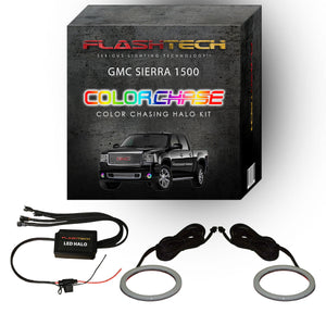 GMC Sierra ColorChase LED Halo Fog Light Kit 2007-2013