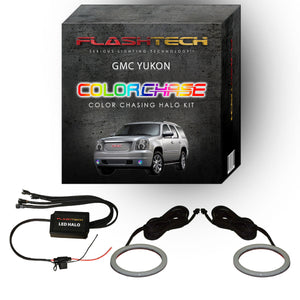 GMC Yukon ColorChase LED Halo Fog Light Kit 2007-2013