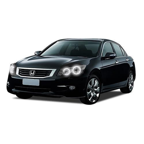 Honda-Accord -2008, 2009, 2010, 2011, 2012-LED-Halo-Headlights-White-RF Remote White-HO-ACS0812-WHRF