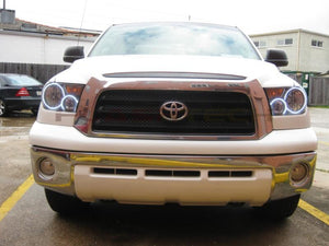 Toyota-Tundra-2007, 2008, 2009, 2010, 2011, 2012, 2013-LED-Halo-Headlights-White-RF Remote White-TO-TU0713-WHRF