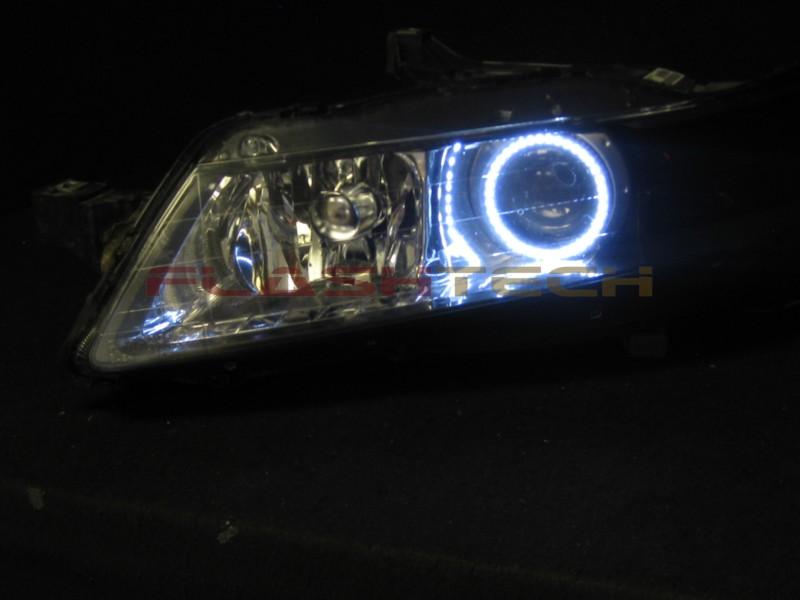 Acura-TL-2005, 2006, 2007-LED-Halo-Headlights-White-RF Remote White-AC-TL0507-WHRF