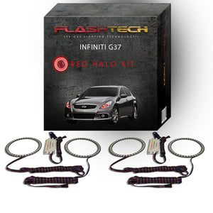 Infiniti-G37-2010, 2011, 2012, 2013-LED-Halo-Headlights-RGB-Bluetooth RF Remote-IN-G37S1013-V3HBTRF