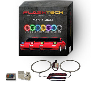 Mazda-Miata-1990, 1991, 1992, 1993, 1994, 1995, 1996, 1997,-LED-Halo-Headlights-RGB-Bluetooth RF Remote-MA-MI9097-V3HBTRF