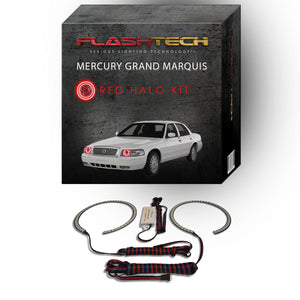 Mercury-Grand Marquis-2006, 2007, 2008, 2009, 2010, 2011-LED-Halo-Headlights-RGB-Bluetooth RF Remote-ME-GM0611-V3HBTRF