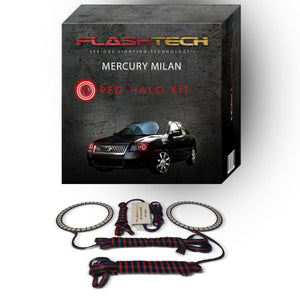 Mercury-Milan-2006, 2007, 2008, 2009-LED-Halo-Headlights-RGB-Bluetooth RF Remote-ME-MI0609-V3HBTRF