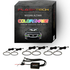 Nissan Altima Sedan ColorChase Headlight & LED Halo Fog Light Kit 2013-2015
