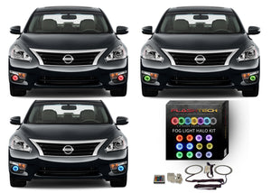 Nissan-Altima-2013, 2014, 2015-LED-Halo-Fog Lights-RGB-IR Remote-NI-ALS1315-V3FIR