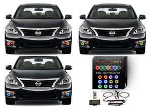 Nissan-Altima-2013, 2014, 2015-LED-Halo-Fog Lights-RGB-RF Remote-NI-ALS1315-V3FRF