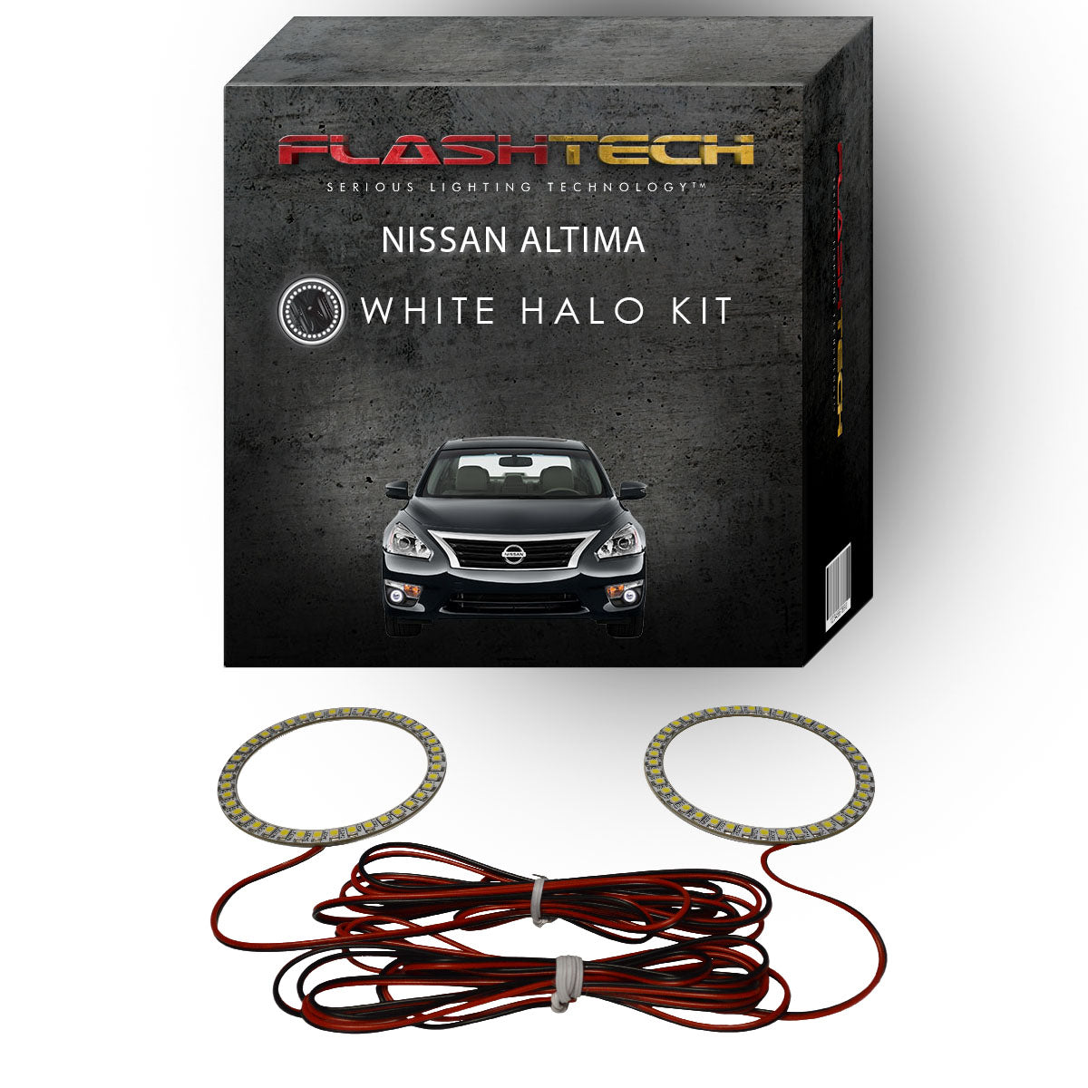 Nissan-Altima-2013, 2014, 2015-LED-Halo-Fog Lights-White-RF Remote White-NI-ALS1315-WFRF