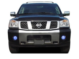 Nissan-Armada-2004, 2005, 2006, 2007-LED-Halo-Fog Lights-ColorChase-No Remote-NI-AR0407-CCF