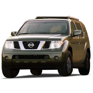 Nissan-Pathfinder-2005, 2006, 2007, 2008, 2009, 2010, 2011, 2012-LED-Halo-Headlights-ColorChase-No Remote-NI-PF0512-CCH