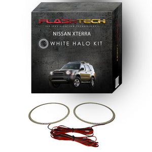 Nissan-Xterra-2002, 2003, 2004-LED-Halo-Headlights-White-RF Remote White-NI-XT0204-WHRF