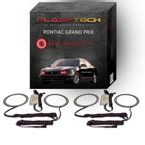 Pontiac-Grand Prix-1997, 1998, 1999, 2000, 2001, 2002, 2003-LED-Halo-Headlights-RGB-Bluetooth RF Remote-PO-GP9703-V3HBTRF
